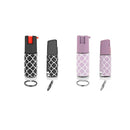 Bulk wholesale designer pepper sprays, nano flashlights and kitty key chains. Excellent for self-defense.