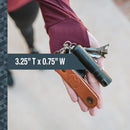Sabre Mighty Discreet Pepper Spray color black dimensions