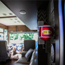 Self Activating Fire Extinguishing Ball with bracket in use