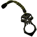 Skull Keychain Bottle Opener Defense Tool color Black
