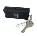 Streetwise SMACK stun gun keychain shown with keys
