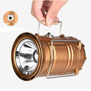 Solar USB charging Rechargeable Lantern Light button