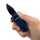 Spring assisted pocket knife with lighter holder