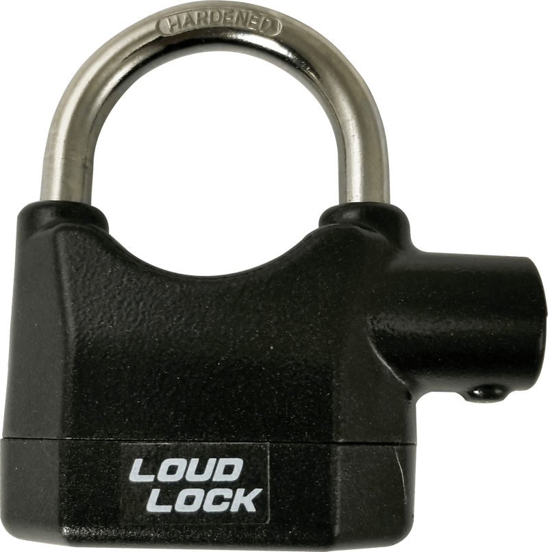 Streetwise Loud Lock Padlock with Alarm perfect for securing areas an if the lock is ever touched the loud alarm will sound after a few seconds.