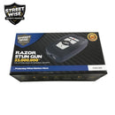Streetwise razor stun gun black and grey color packaging
