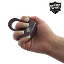 Streetwise Rose sting ring stun gun in hand