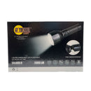 Tactical 2000 lumen LED flashlight packaging