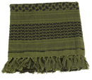 Tactical shemagh drab folded in live color