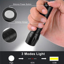12 Units Tactical XPE/COB Mini Flashlight SDP Inc