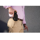 Taser Pulse Holster with snap shown worn