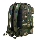 The woodland small camo backpack straps
