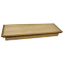 Unfinished color hidden wall safe shelftop