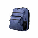 Vism Backpack in color navy blue side view