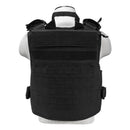 Vism Plate Carrier w/External Pockets Med - 2 XL - Black