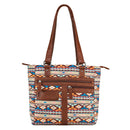 Vism Brown printed CCW tote purse