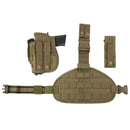 Vism drop leg mobile panel contents in tan color