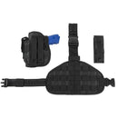 Vism drop leg mobile panel contents in black color
