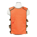Vism Orange Tan hunting vest back view