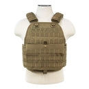 Vism professional chest plate carrier tan color