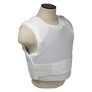 Vism White Concealed Carrier Vest with ballistic Panels