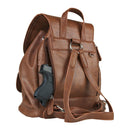 Vism Women's Brown CCW backpack with gun