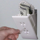 Wall Outlet with Hidden Wall Safe Compartment to safely hide valuables inside.