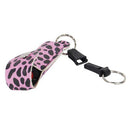 Wild Fire Cheetah fashion pepper pray keychain in black and pink color