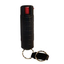 Wild fire hard case black pepper spray font view