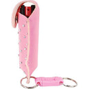 Wild fire rhinestone pepper spray in pink color side view