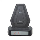 Wireless cell phone charge with spy camera options that link to your Smart phone anywhere in the world.