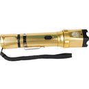 Gold Z-Force Stun Gun Zoomable Flashlight