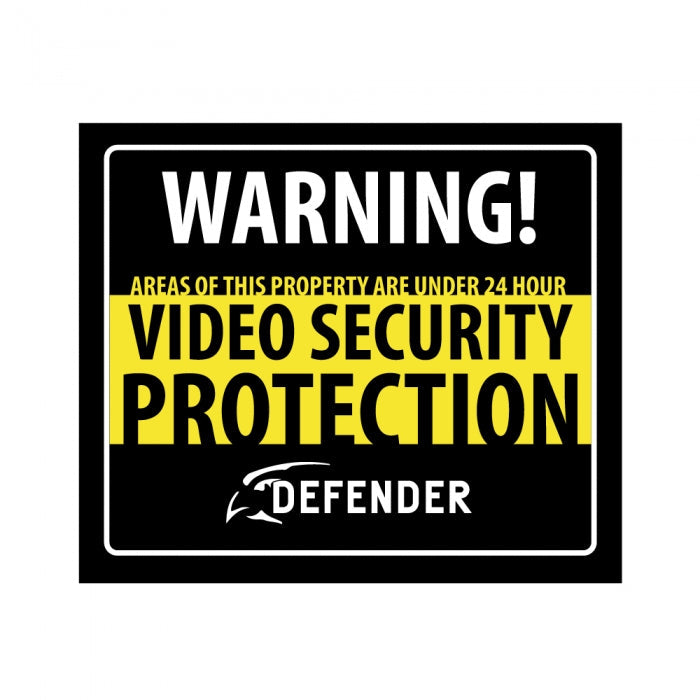 Warning Security Signs & Stickers