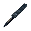 3.5 Inch Double Action OTF Knife With Dagger Blade