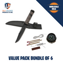 Bulk wholesale discount price offer for tactical Jungle King Survival knife with holster.