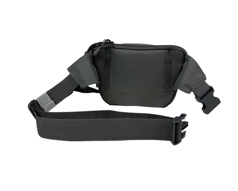 CCW fanny pack in the color urban gray withj quality belt and quick disconnect.