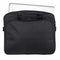 CCW laptop briefcase in the color black shown in the closed position