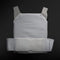 White protective vest on a black background