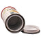 Can of Pik-Nik Organic Potato Sticks with secret hidden compartment shown with lid.
