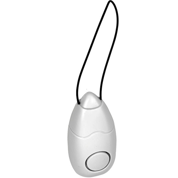Front view of the Portable Door Guard 98dB alarm with flashlight.