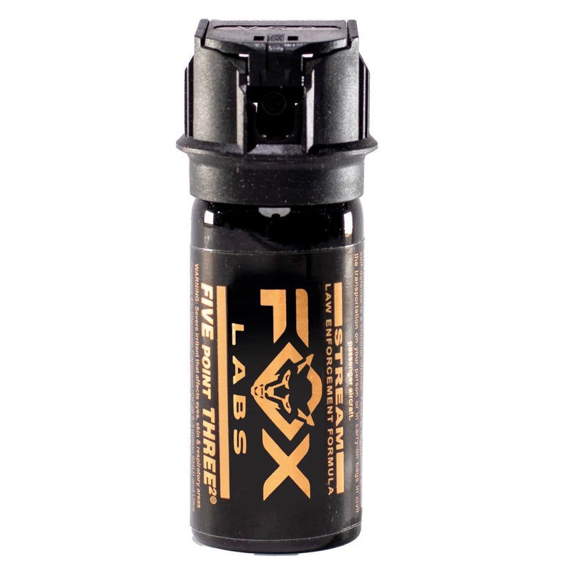 Fox labs stream pepper spray with flip top.