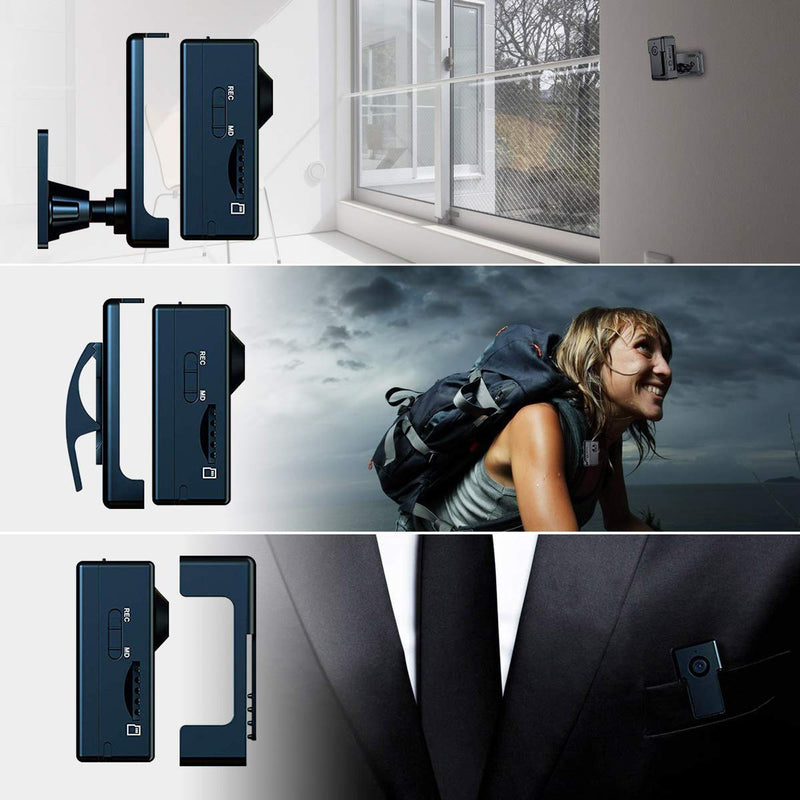 Mini size body camera with IR night vision mounting bracket.
