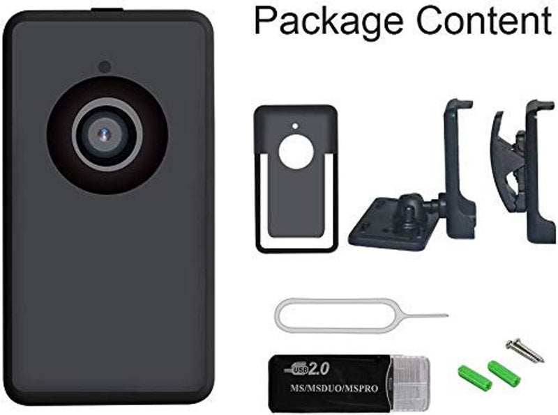 Mini size body camera with IR night vision contents included with purchase.