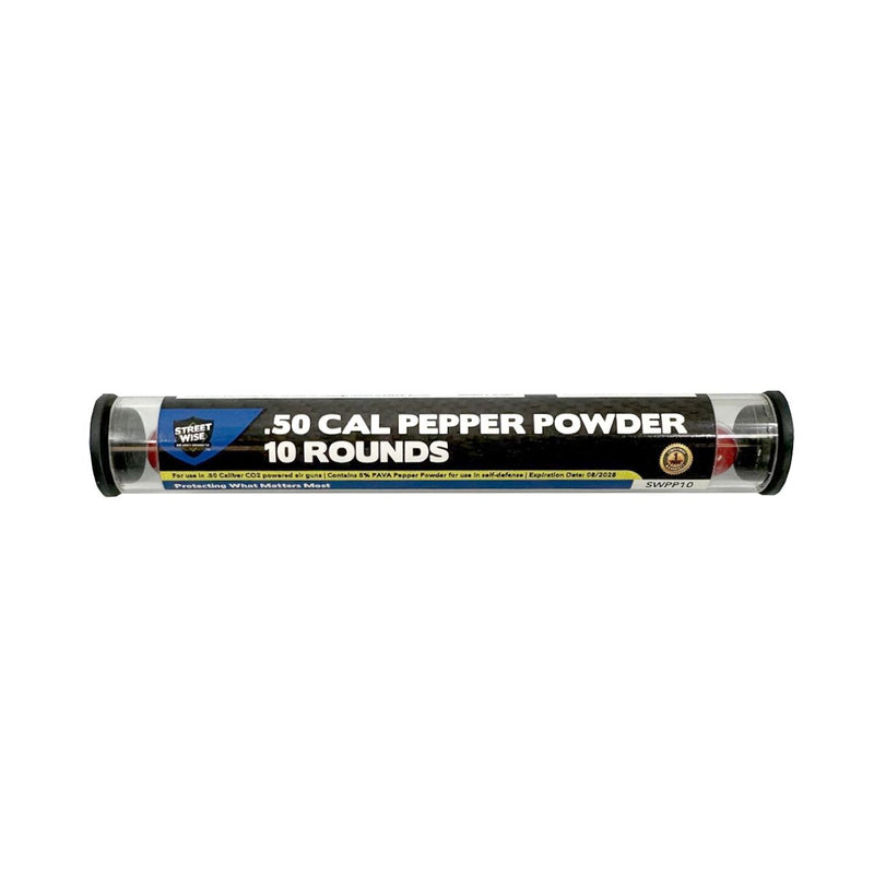 Streetwise The Heat Pepper Launcher .50 Cal 5% PAVA Pepper Ball 10 Rounds