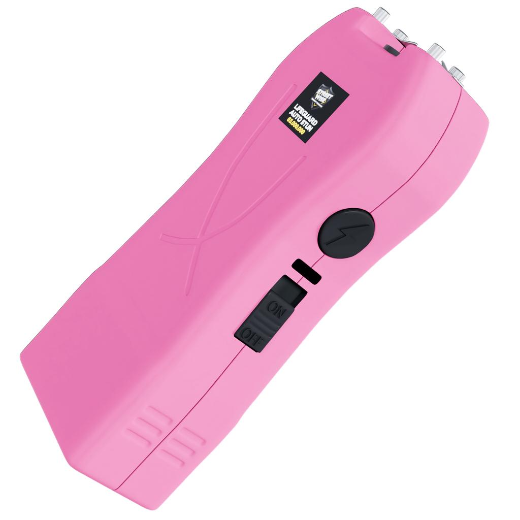 New Technology the Lifeguard Auto Stun Gun Pink Self Defense Option