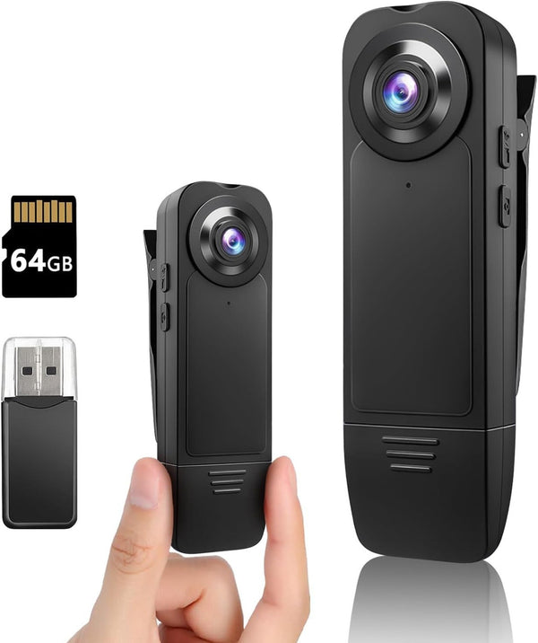 Mini Body Camera 1080P Police Body Camera 64GB