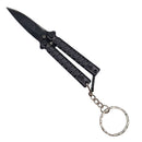 Mini butterfly knife with keychain 