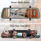 Comparison of a stream media screen and an existing rear view mirror.