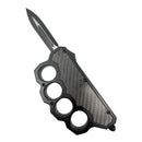 Our OTF Knuckle Knife gives you both, an OTF knife and smilar to brass knuckles.