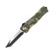 New design 3.5 Inch ABS OTF Automatic Knife w/ Drop Point Blade Camo