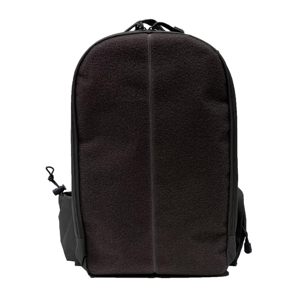 Patch backpack color urban gray multi-use for women and men.